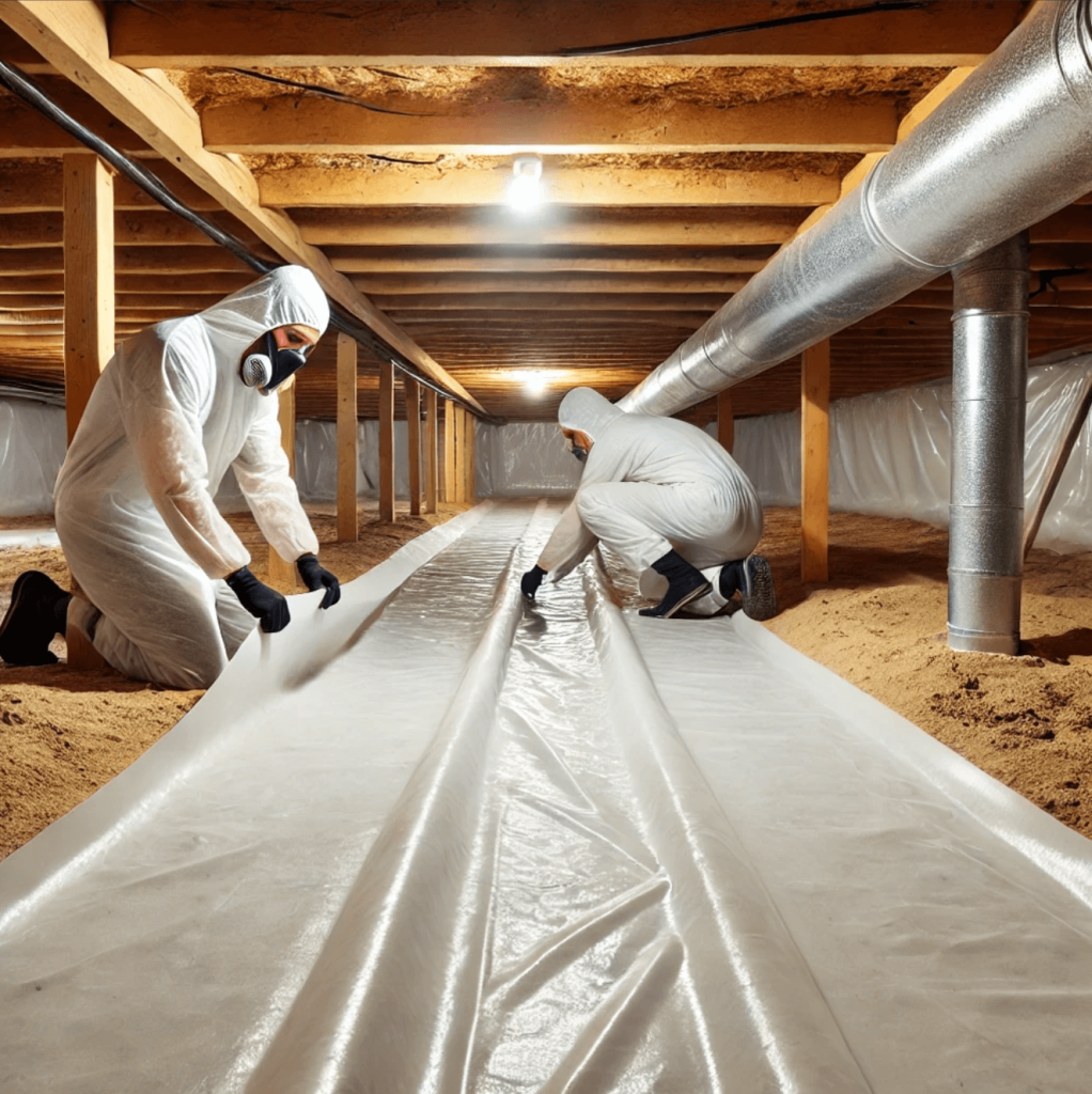 Crawl space encapsulation & vapor barrier Phoenix AZ