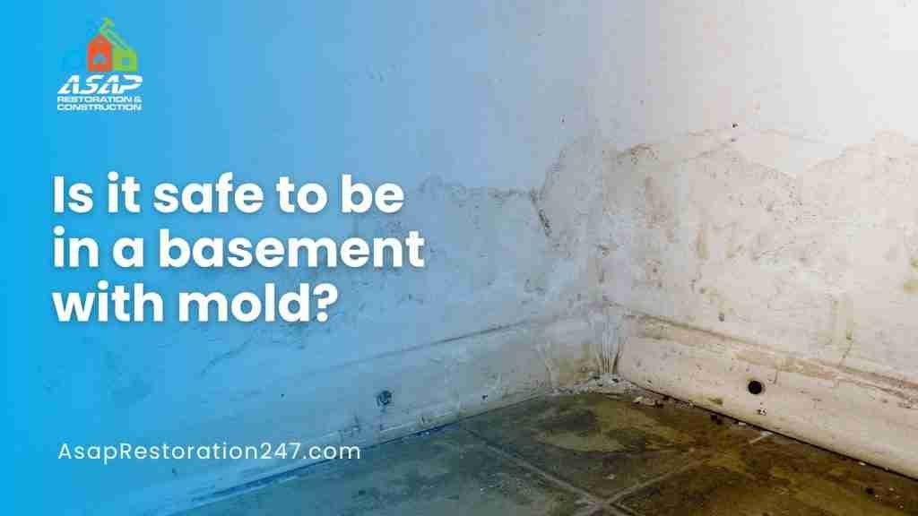 Is it safe to be in a basement with mold
