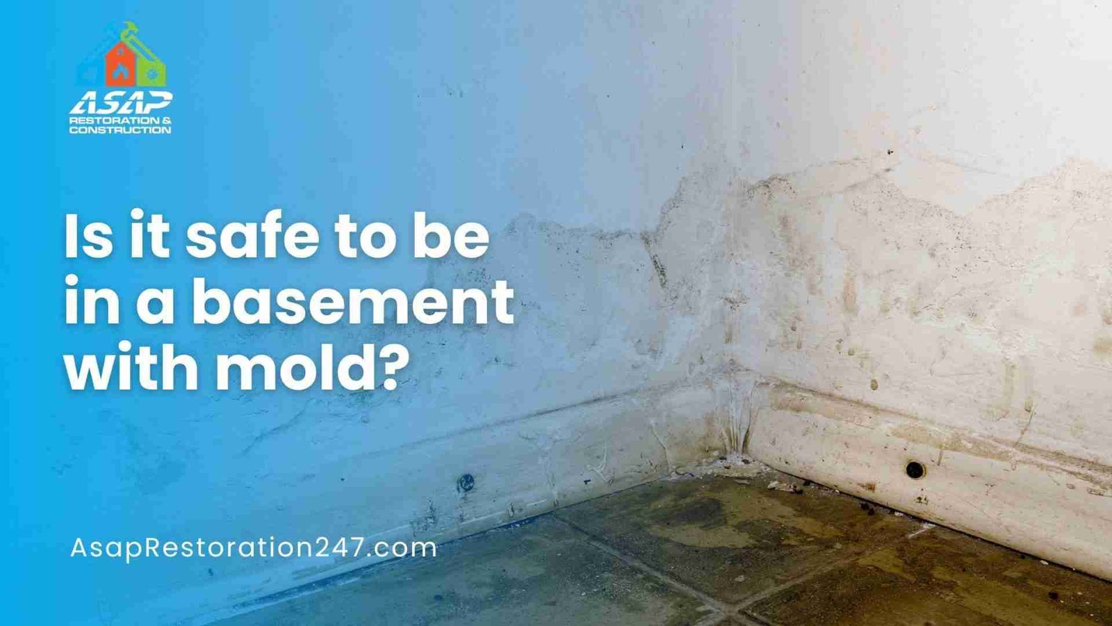 Is it safe to be in a basement with mold