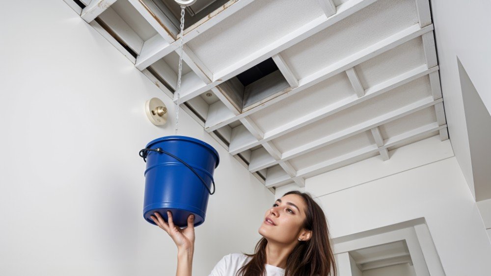 Water Leaking from the ceiling- What to do and who to call