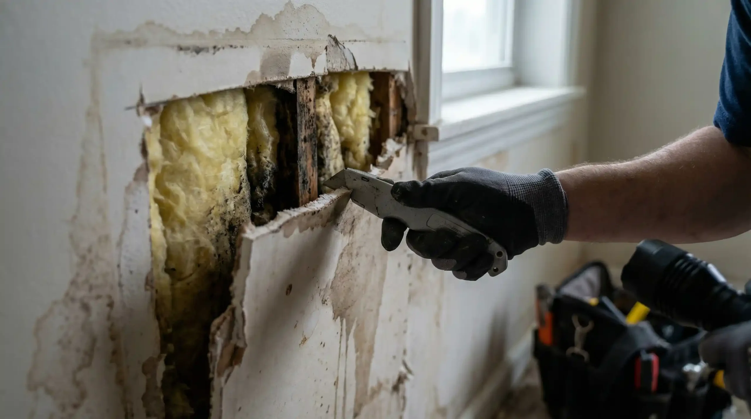 Do I need to replace drywall if it gets wet